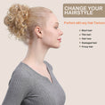 Load image into Gallery viewer, Daycen Drawstring Curly Hair Bun
