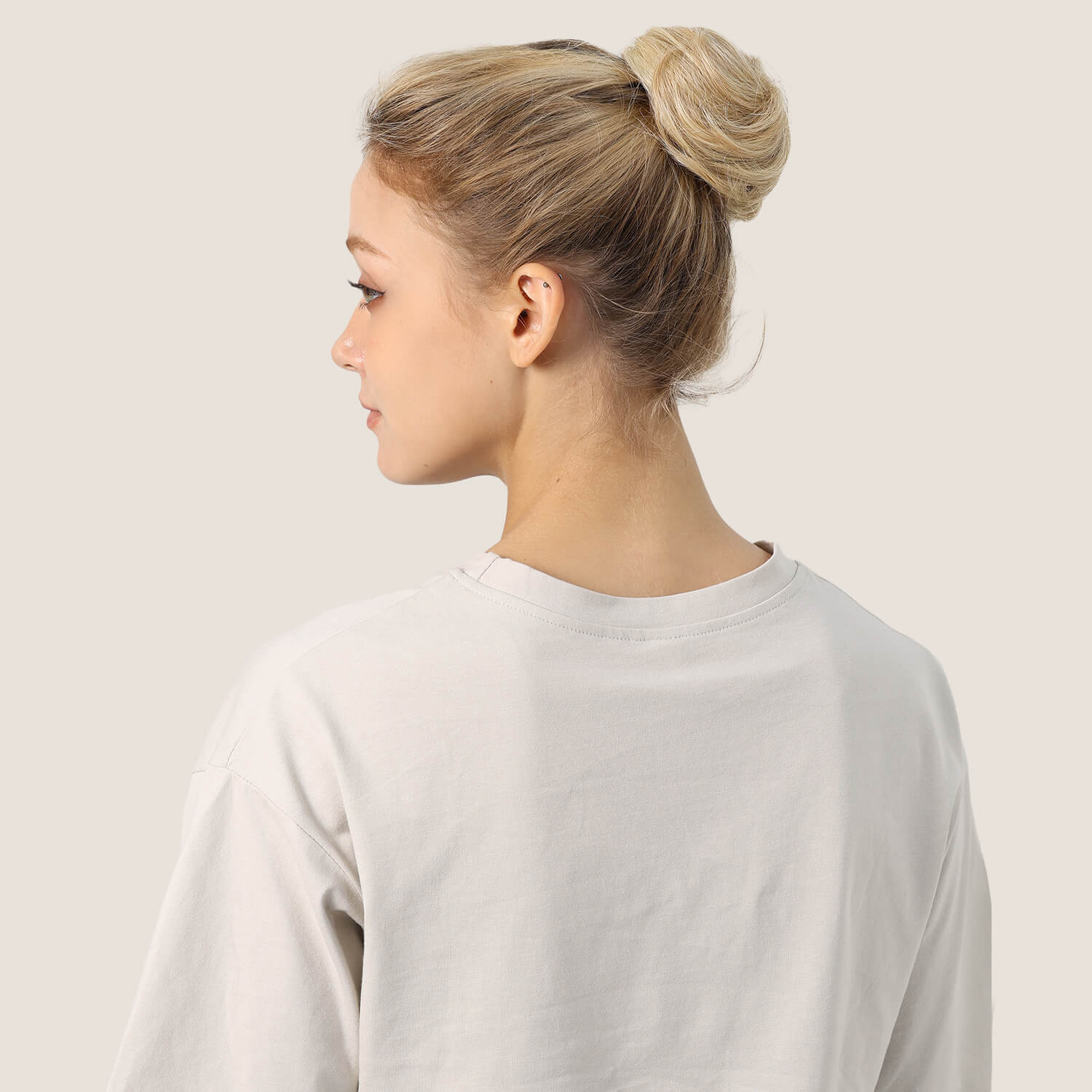 Daycen Drawstring Straight Hair Bun