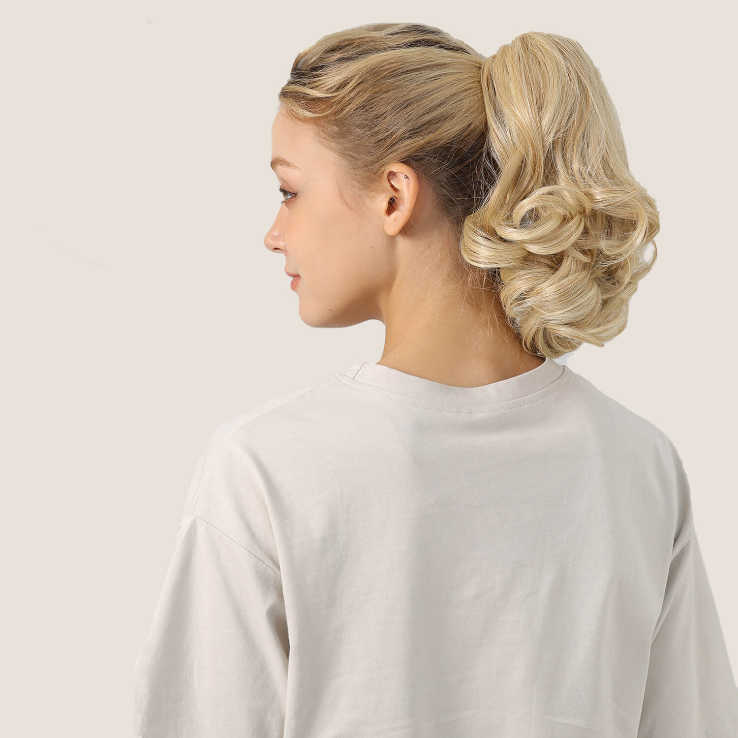 Daycen Claw Wavy Ponytail