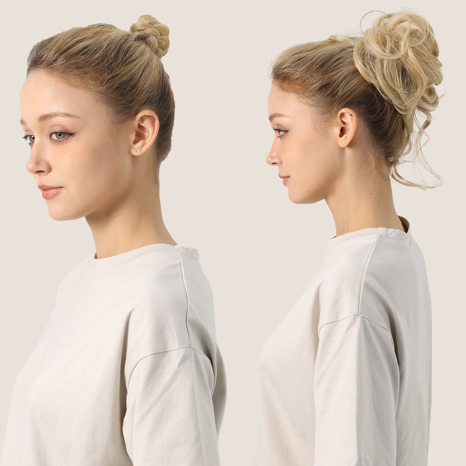 Daycen Curly Messy Hair Bun